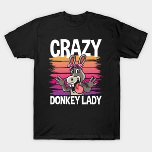 Crazy Donkey Lady T-Shirt